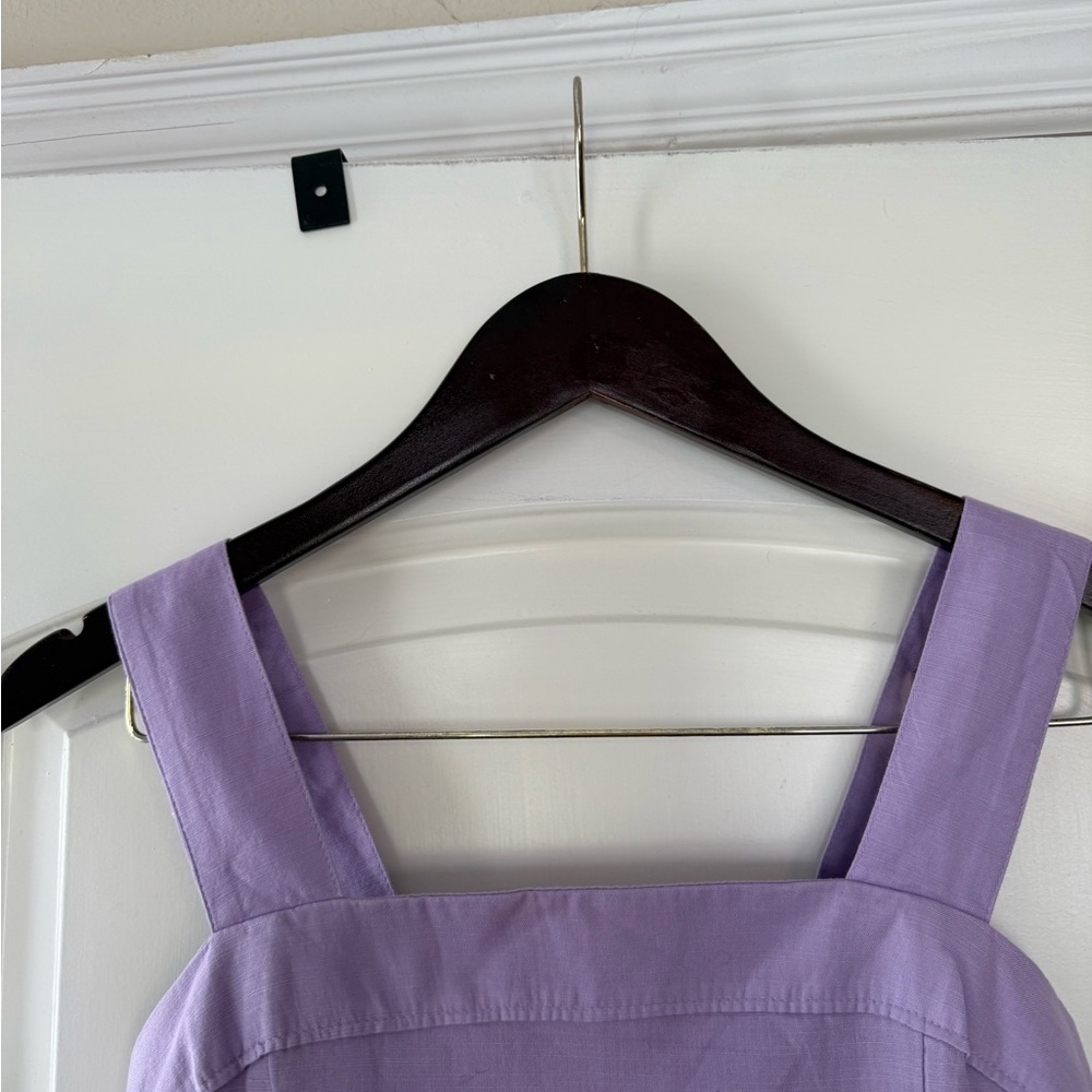 Abercrombie & Fitch Purple Fitted Crop Tank Top - Picture 3 of 9